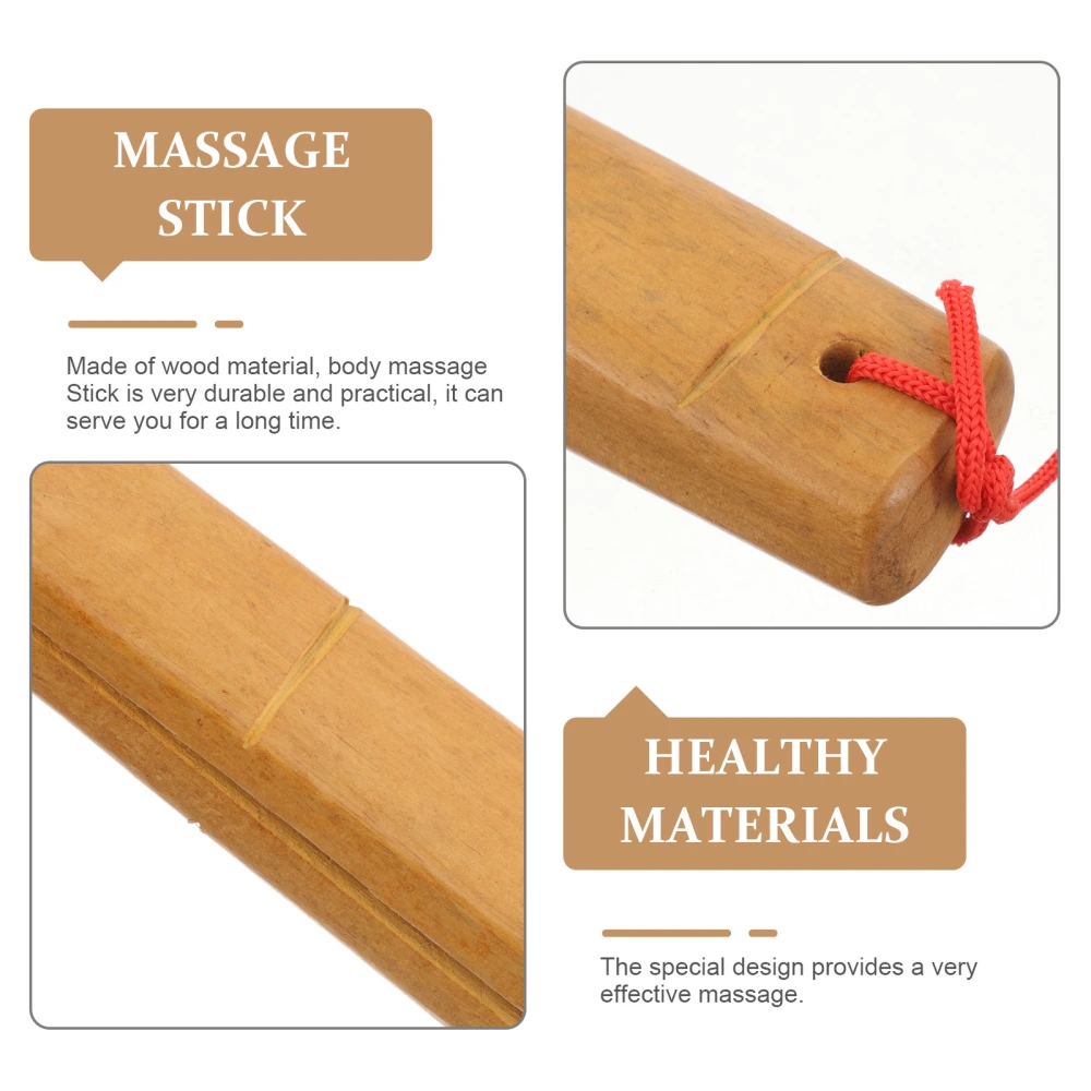 Wooden Massager Tool Body Massage Stick Tool Wood Massage Stick Tool Massage Accessory