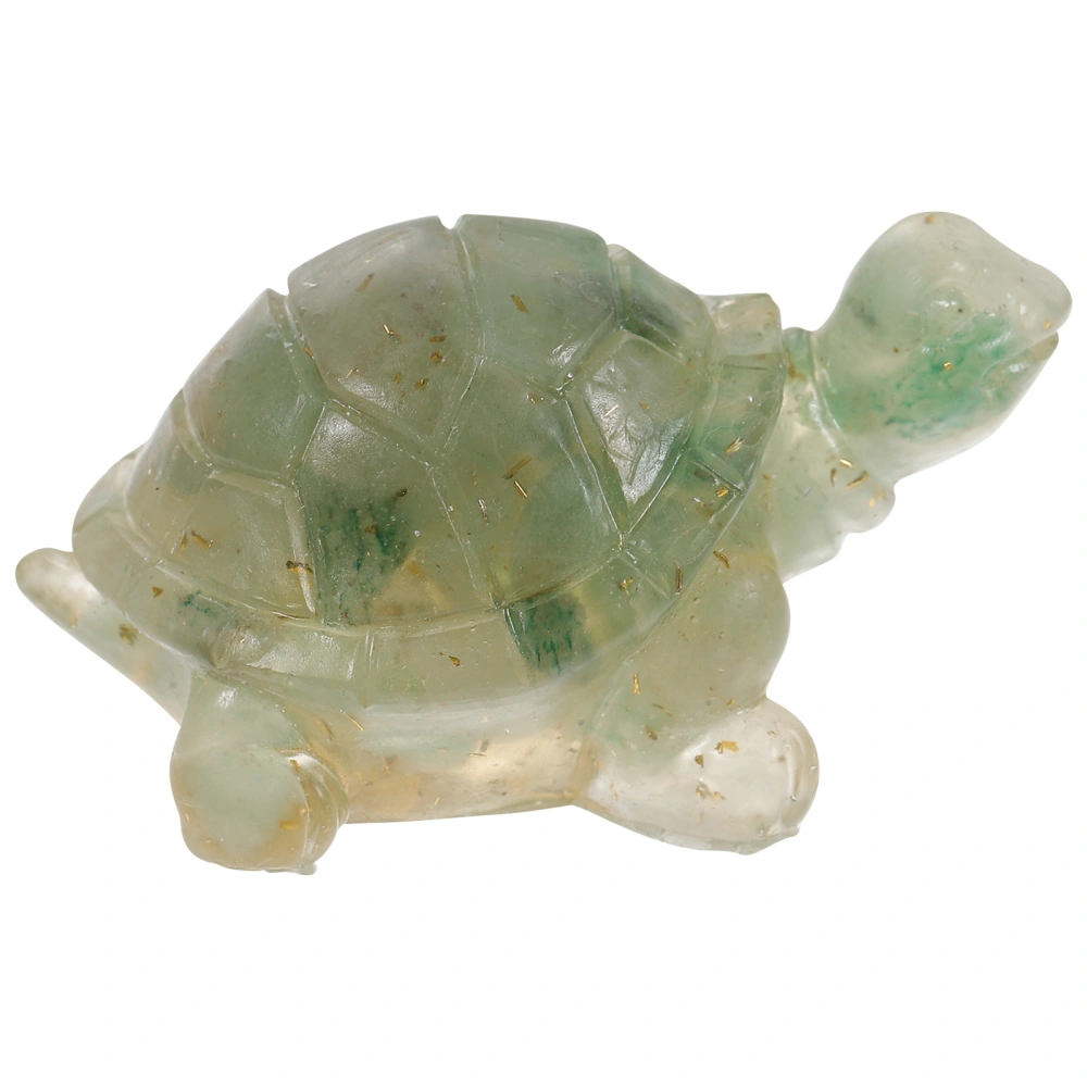 Crystal Turtle Statue Turtle Figurine Tabletop Turtle Ornament Fish Tank Turtle Decor