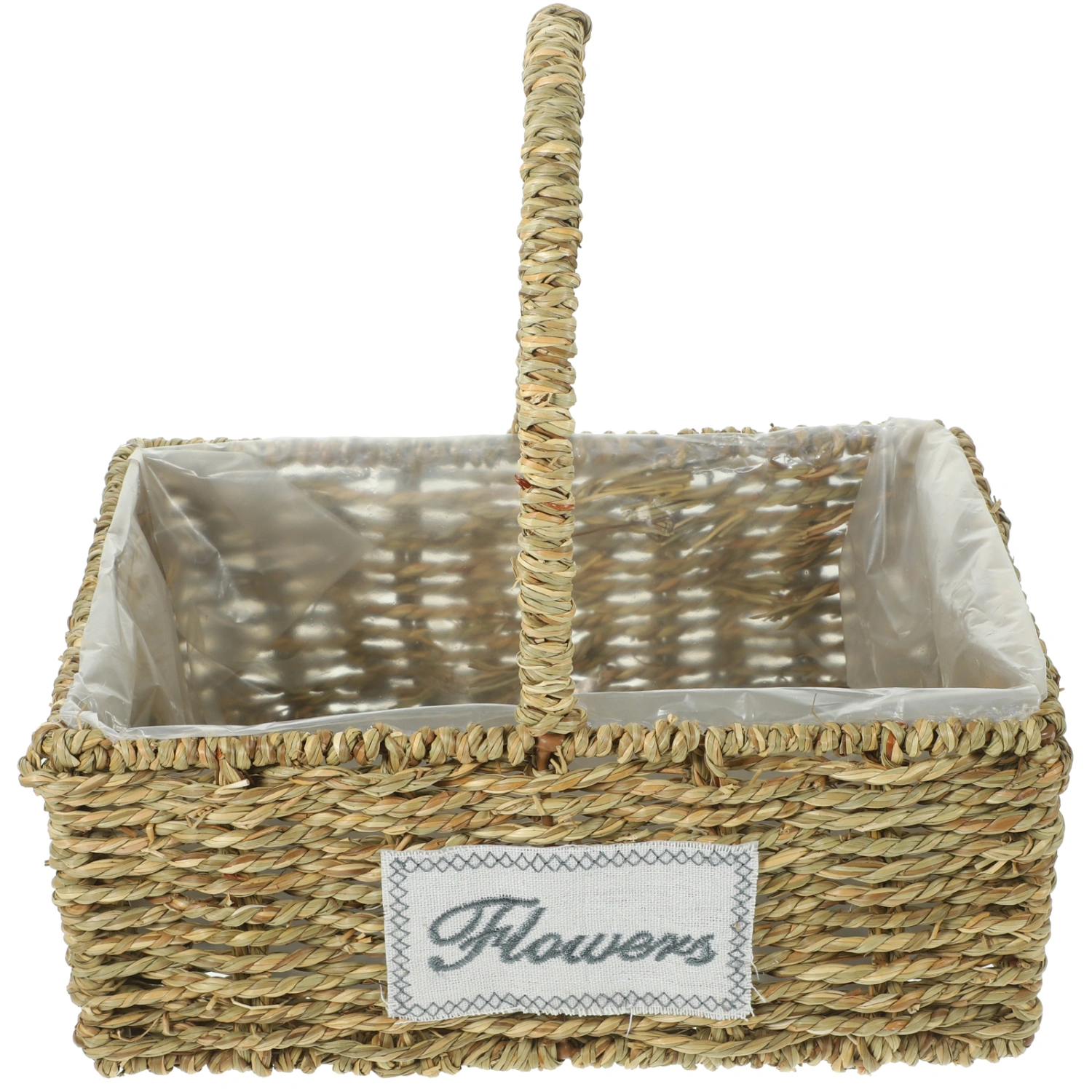 Hand Woven Basket Straw Woven Flower Pot Indoor Outdoor Plant Flower Pot Home Supply