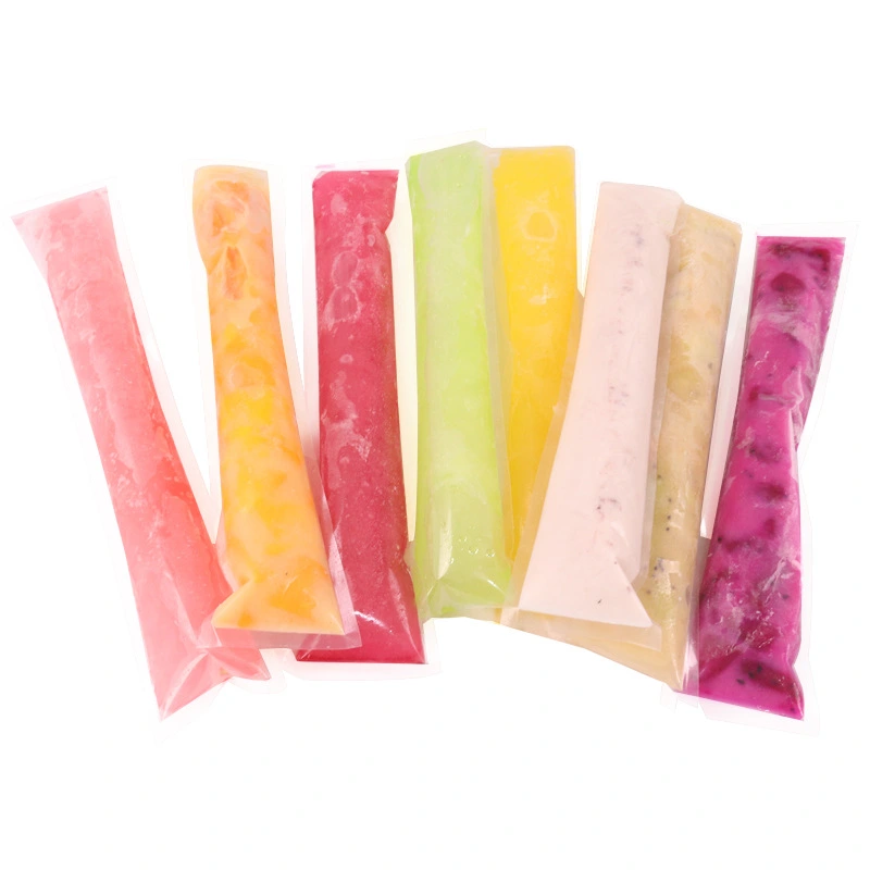 50pcs Portable Ice Candy Bags Reusable Ice Sucker Bags Ice Candy Making Bags Molds