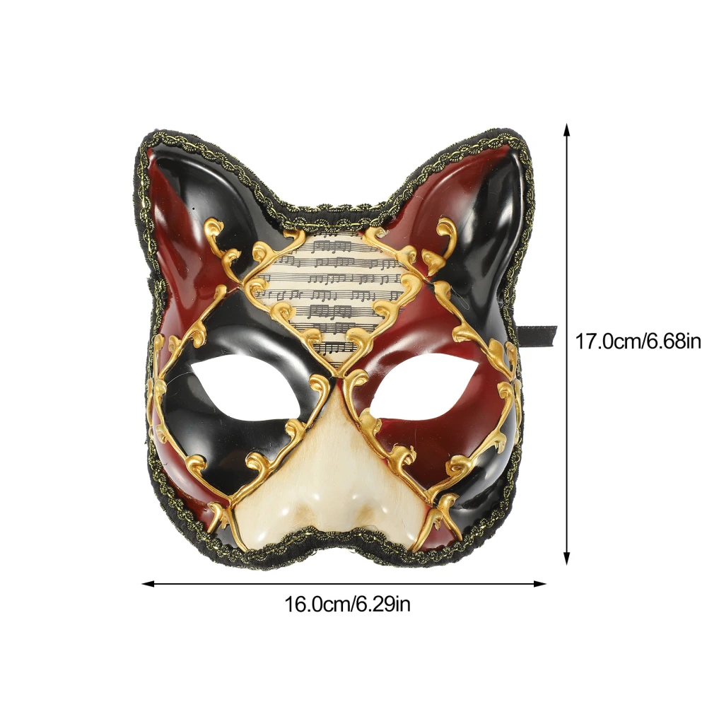 Costume Ball Cosplay Mask Festival Party Half-face Mask Novelty Fox Mask Carnival Party Fox Mask