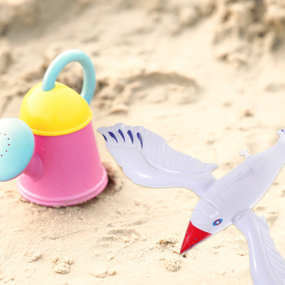 6pcs Inflatable Seagull Inflatable Birds Decorations for Birthday Baby Shower Wedding Beach Pool