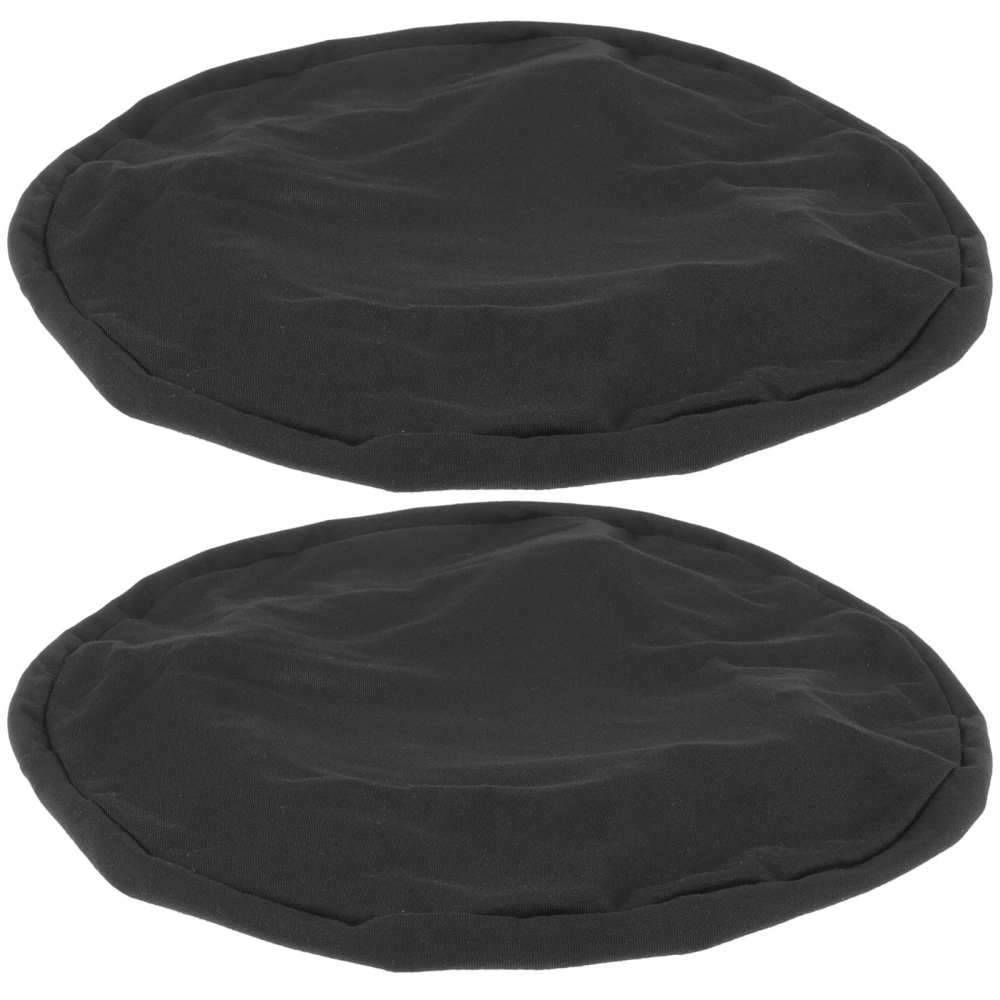 2pcs Round Bar Stool Seat Covers Washable Stool Cushion Slipcover Bar Chair Cover