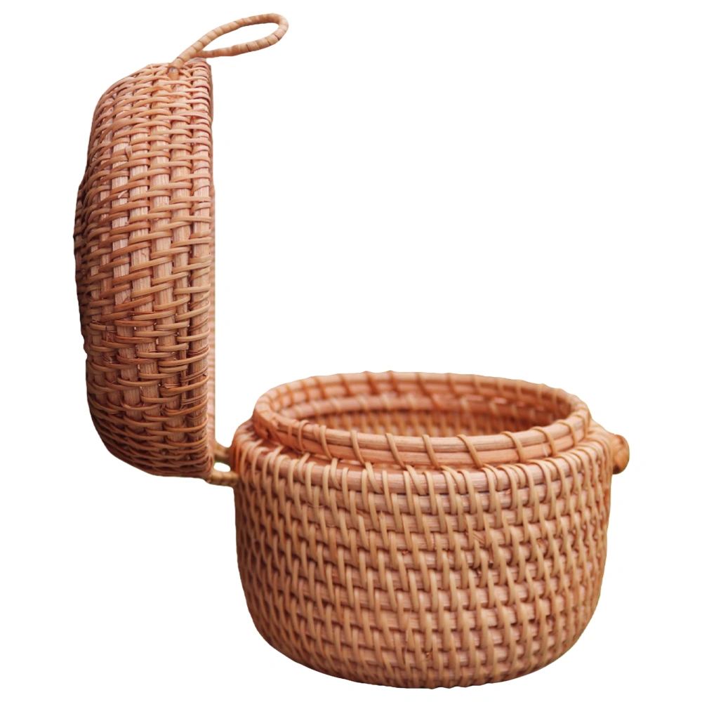 Multi-functional Desktop Basket Woven Sundries Basket Snack Storage Basket