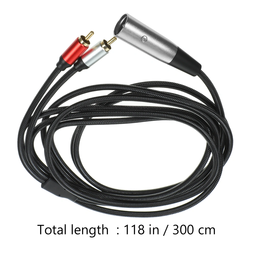 Audio Transferring Cable Microphone Audio Adapter Cable Replaceable Audio Cord