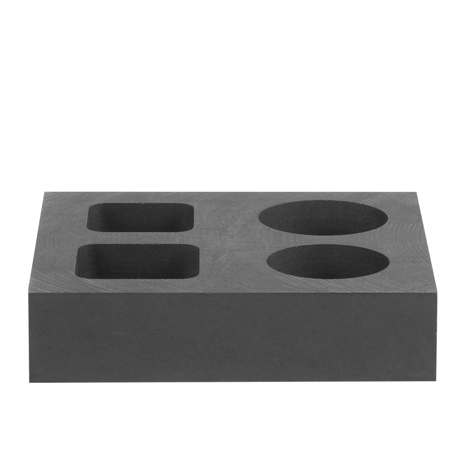 Graphite Ingot Mold 4-slot Refining Graphite Melting Casting Mold for Gold Silver