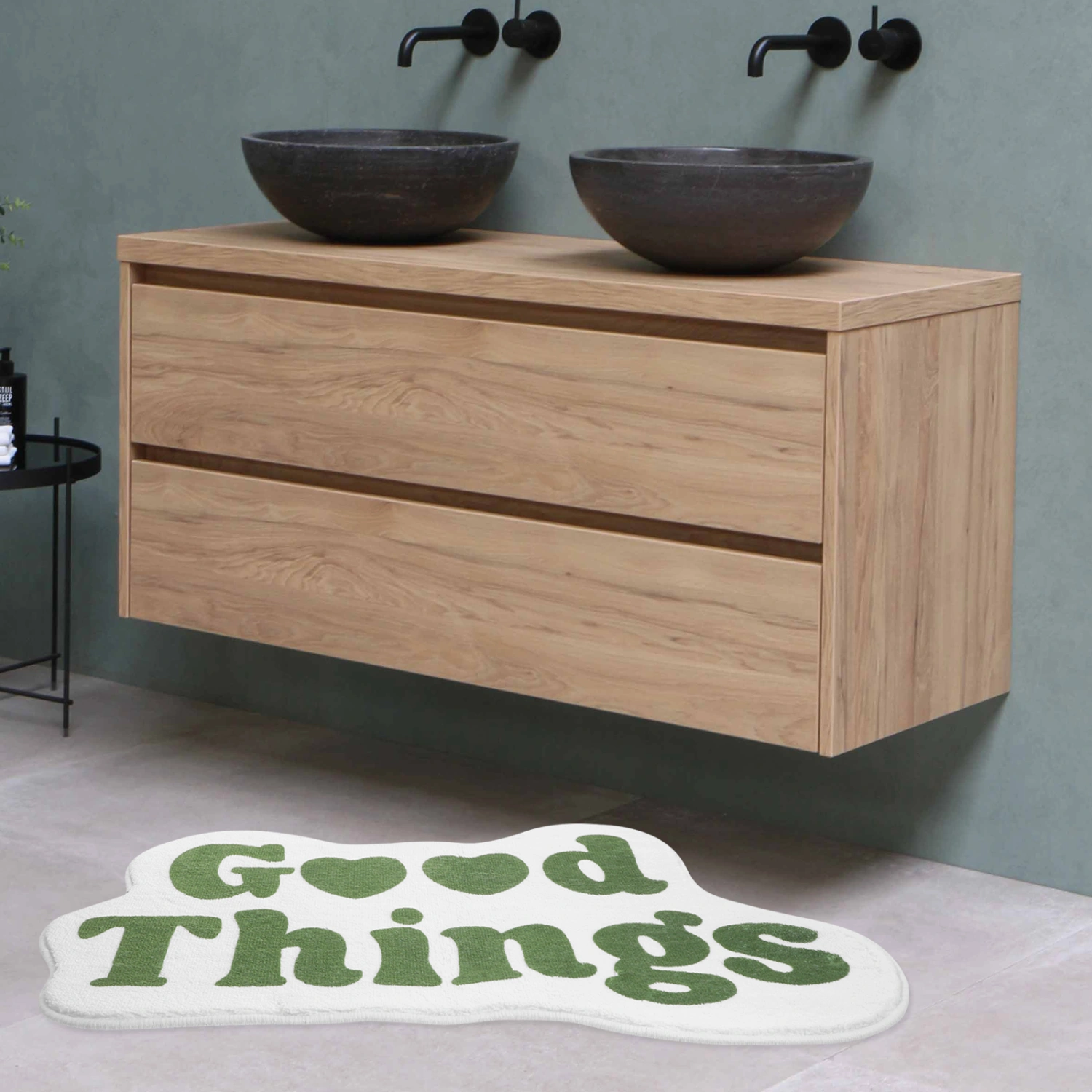 Bath Mat Bathroom Rug Funny Cute Bathroom Carpet Decor Nonslip Absorbent Shower Rug