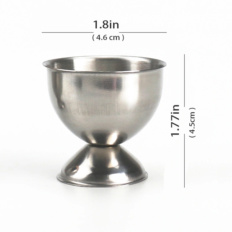 Metal Egg Cup Stainless Egg Holder Eggs Holding Stand Egg Metal Cup Egg Container for Home