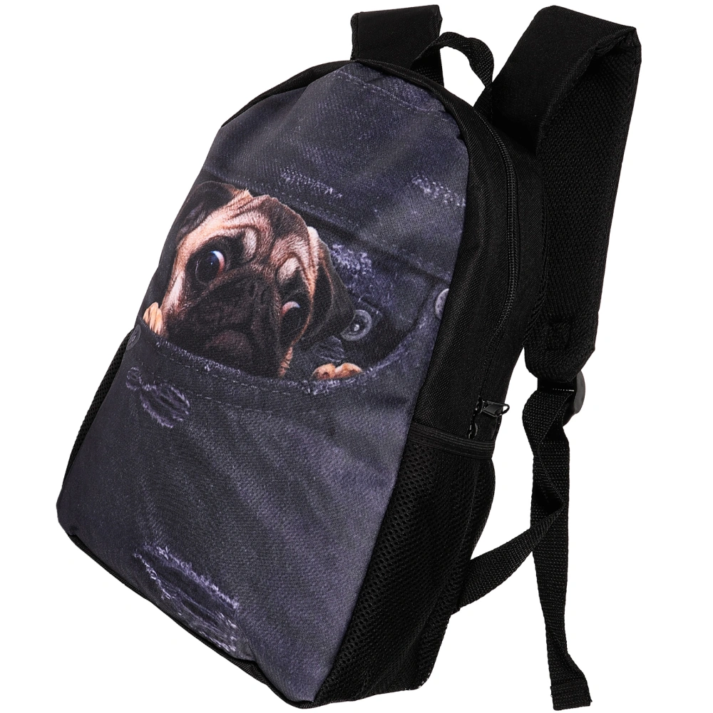 Travelling Backpack Leisure Backpack Outdoor Backpack Dog Printing Backpack