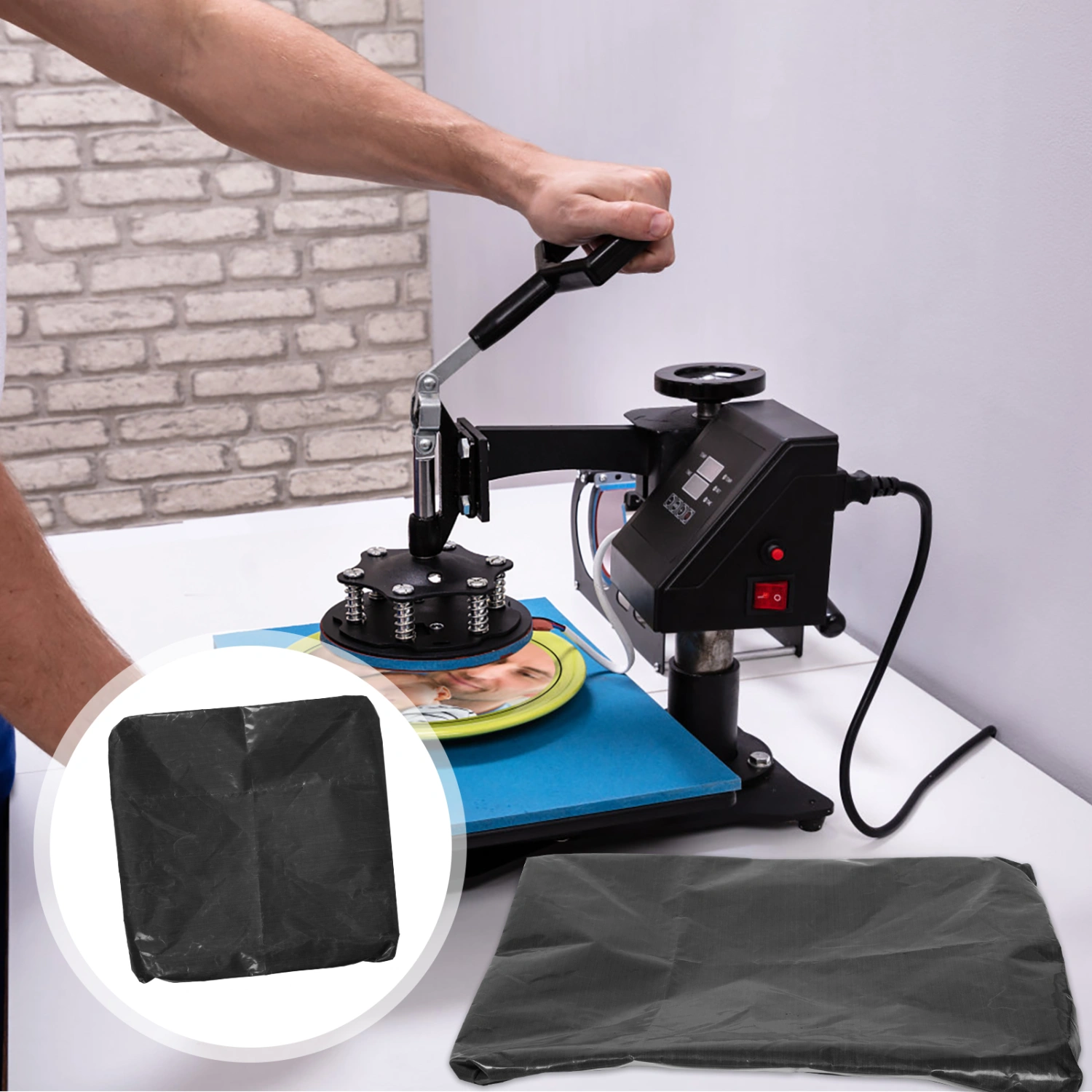 Heat Press Machine Cover Heat Pressing Machine Wrap Cover Protective Cover