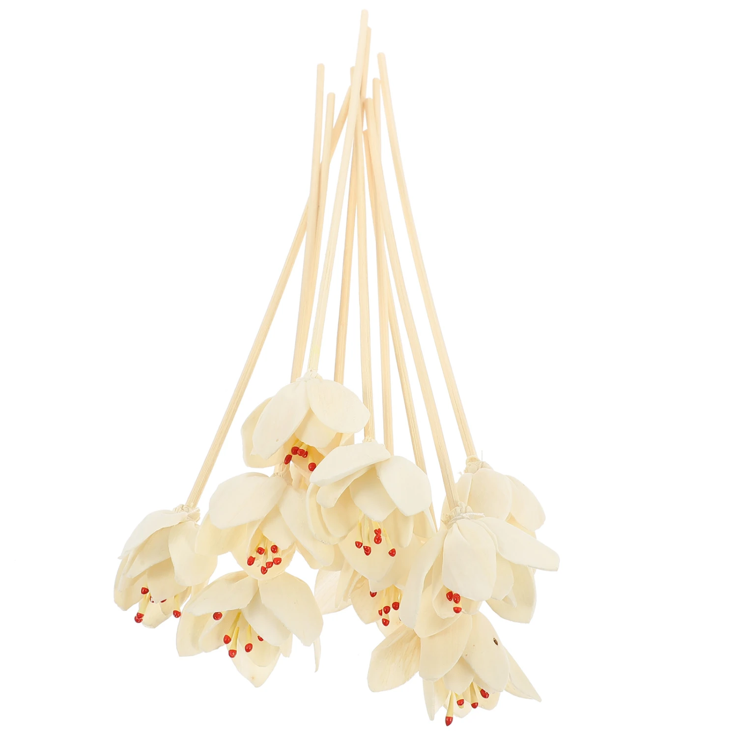 10pcs Flower Reed Diffuser Sticks Diffuser Refills Essential Oil Diffuser Stick for SPA