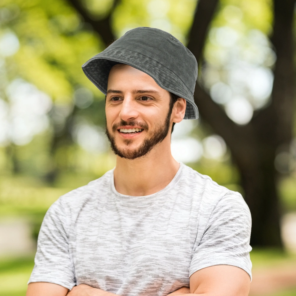 Mens Bucket Hat Large Bucket Hat Summer Hat Stitch Bucket Hat For Beach Sports