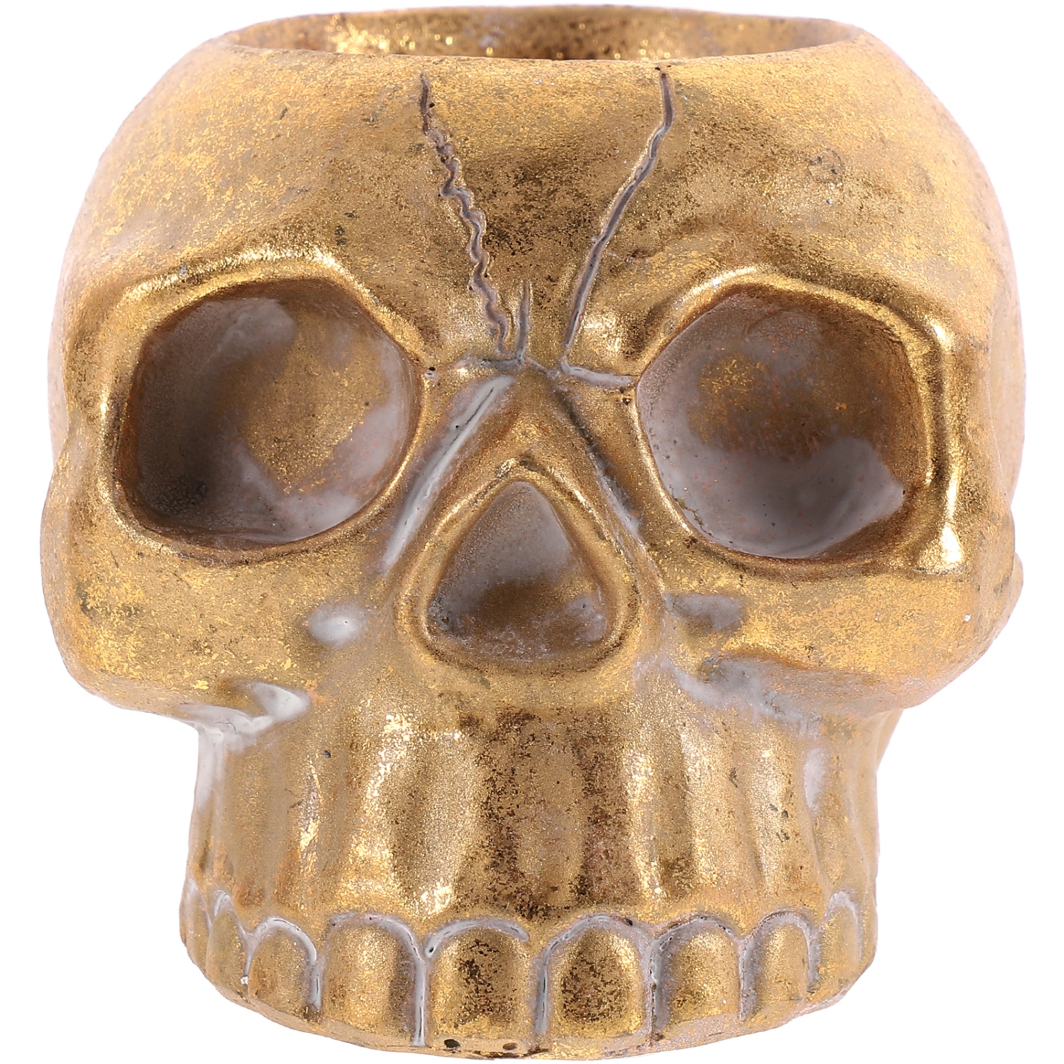 Skeleton Skull Candlestick Holder Halloween Decorative Resin Skeleton Candle Holder