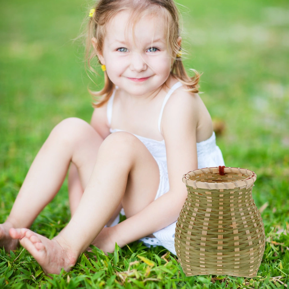 Multi-use Hand Woven Small Basket Children's Basket Dance Prop Woven Basket