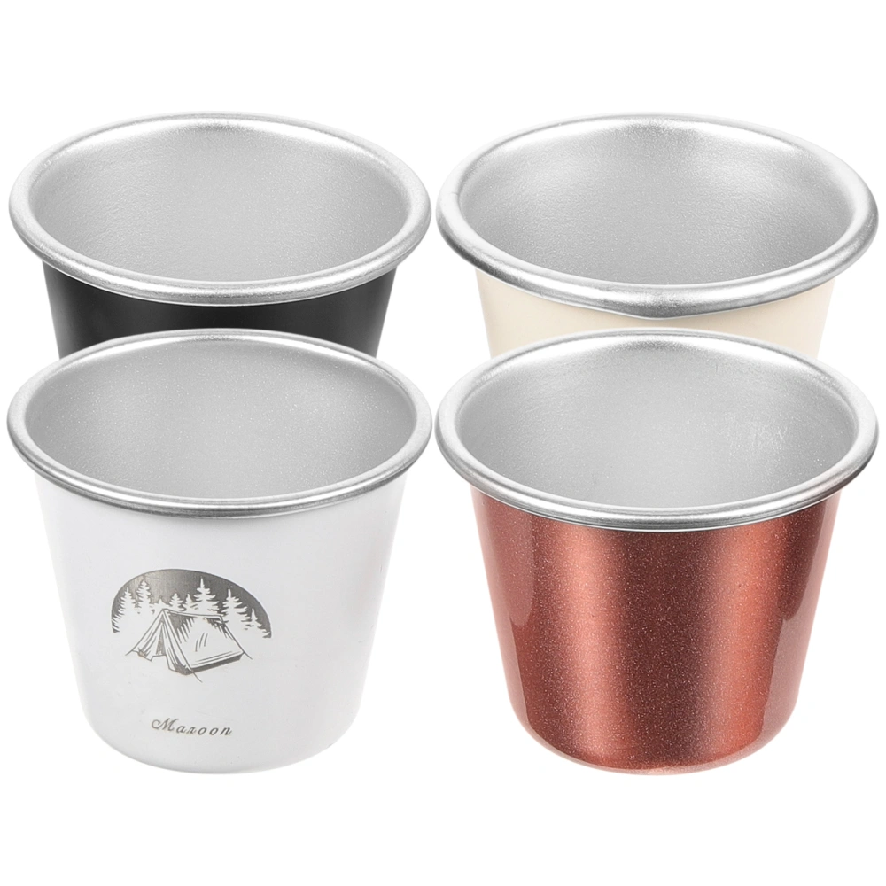 4Pcs Household Drink Cups Multi-function Liquor Cups Convenient Water Cups Home Accessory