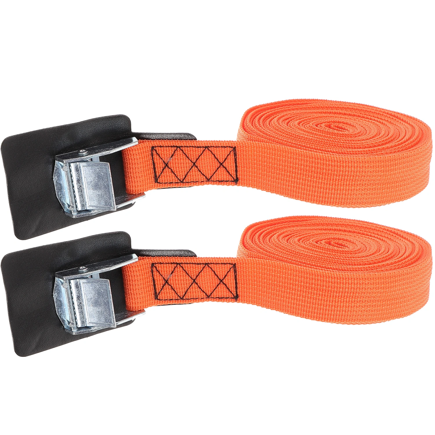 2 Rolls Ratchet Tie Down Straps Luggage Lashing Straps Portable Cargo Buckle Straps Cargo Tie Straps