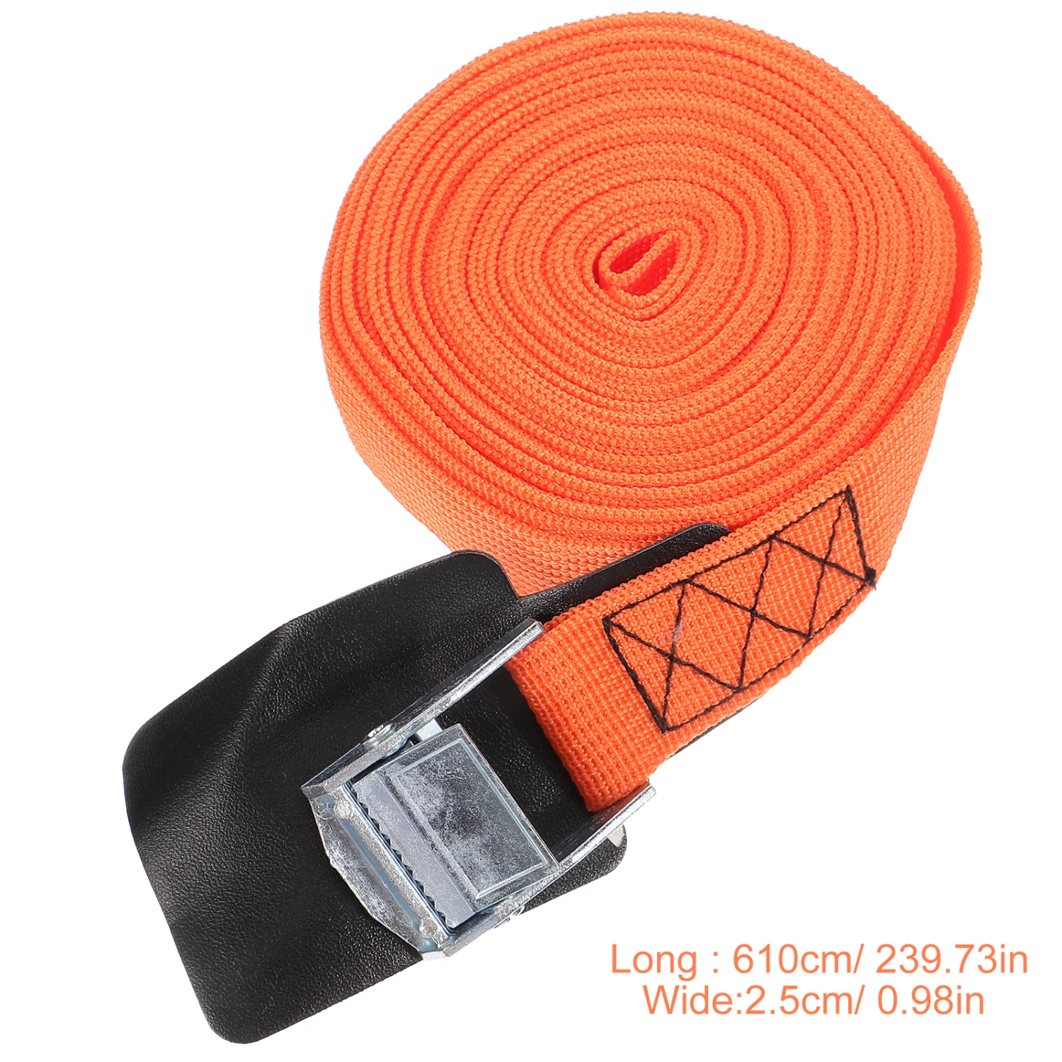 2 Rolls Ratchet Tie Down Straps Luggage Lashing Straps Portable Cargo Buckle Straps Cargo Tie Straps