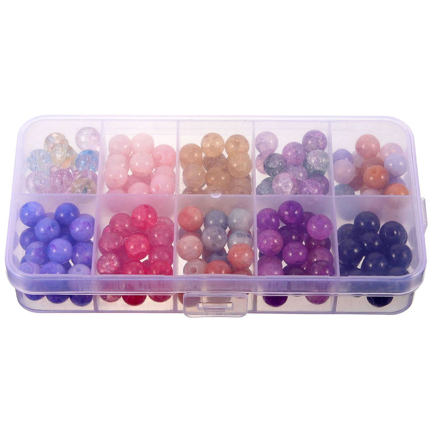 1 Box Jewelry Making Beads Craft Making Beads Glass Round Beads DIY Crafting Beads