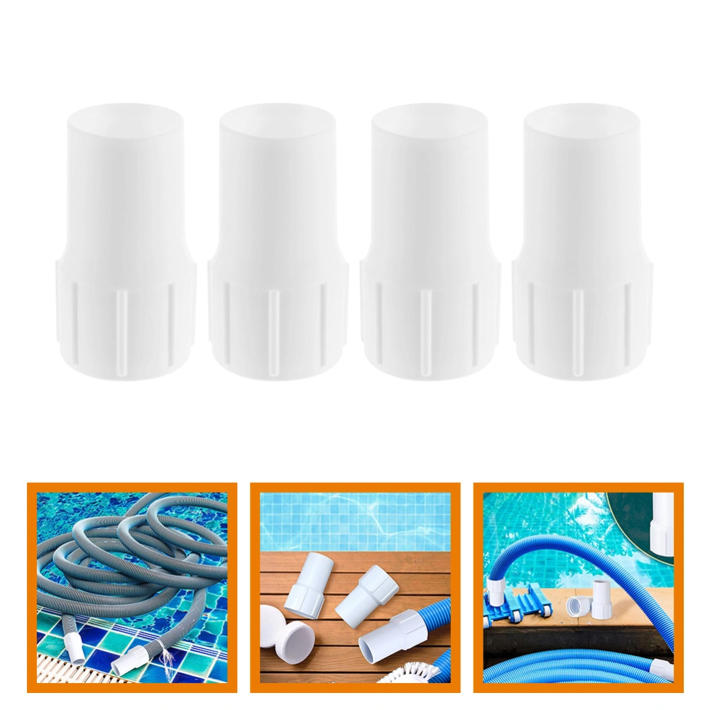 4Pcs Pipe Joint Swimming Pool Draining Hose Joint Pool Threaded Hose End Pool Supply