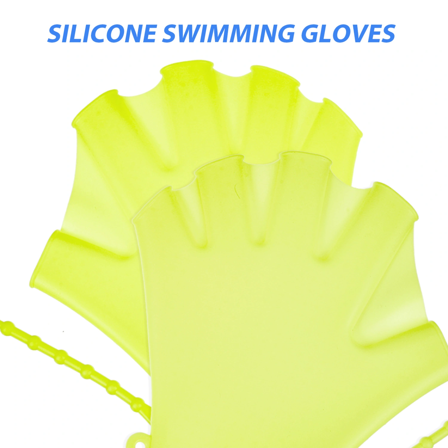 2Pcs Children Swim Paddles Swimming Pool Gloves Swimming Learn Diving Auxiliary Gloves
