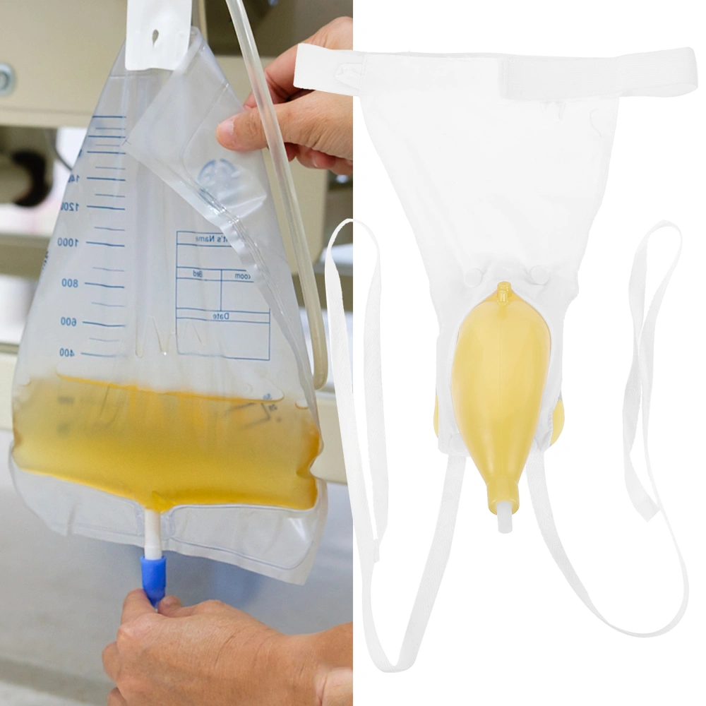 1 Set of Urine Collector Urinal Pee Holder Urine Catheter Wearable Collection Urinal Catheter