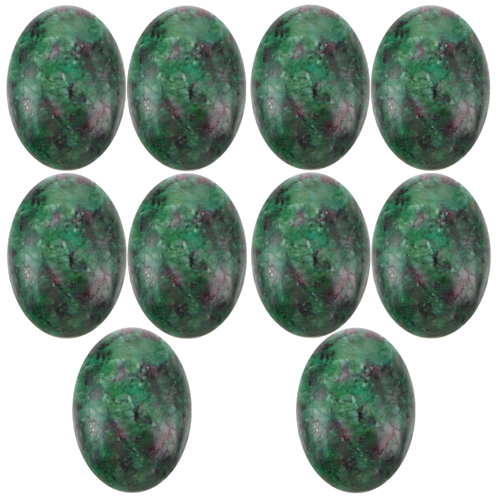 5pcs Natural Flat Back Cabochons Beads Cabochons Stone Beads for Jewelry Making