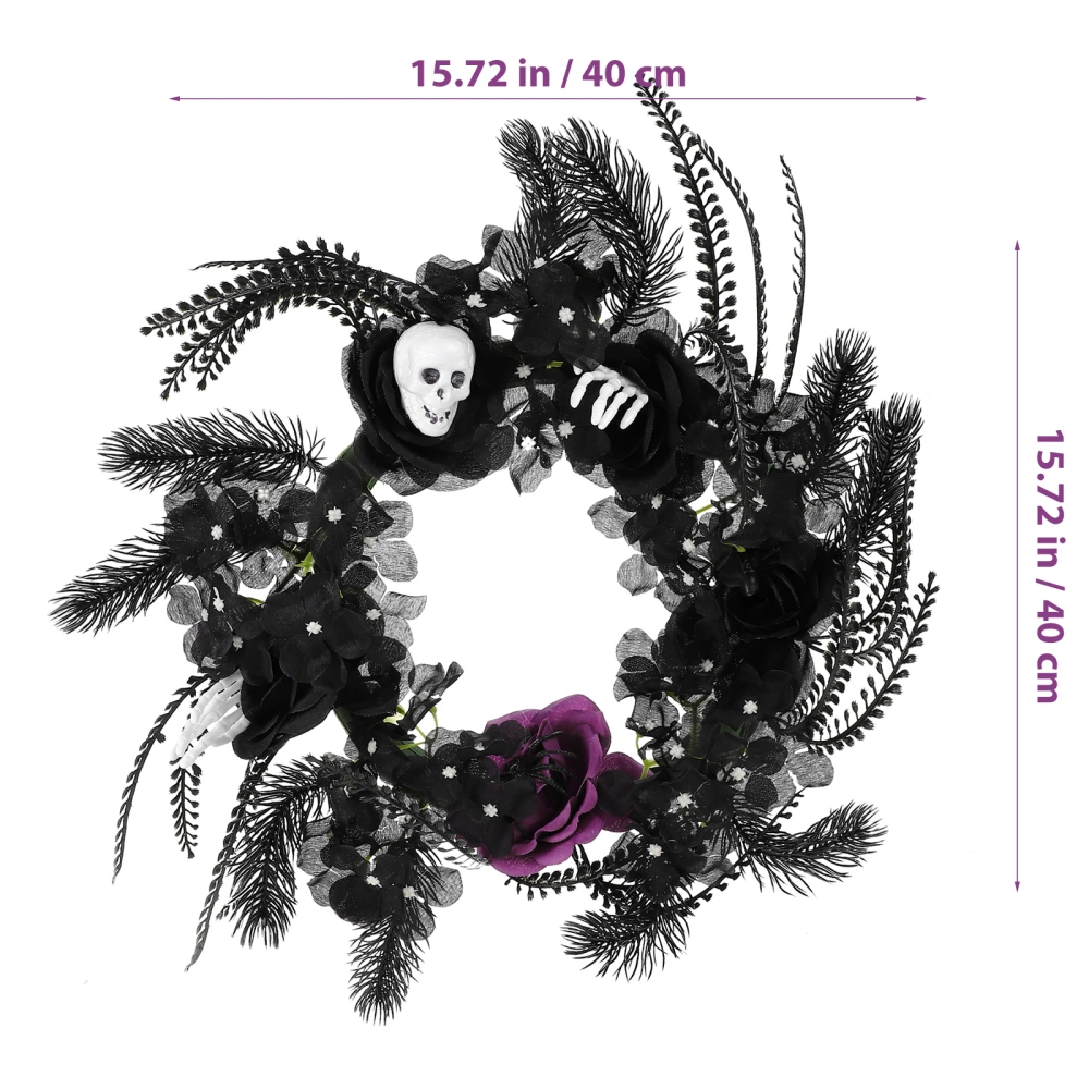 Halloween Wreath Halloween Garland Haunted House Horror Party Decorations