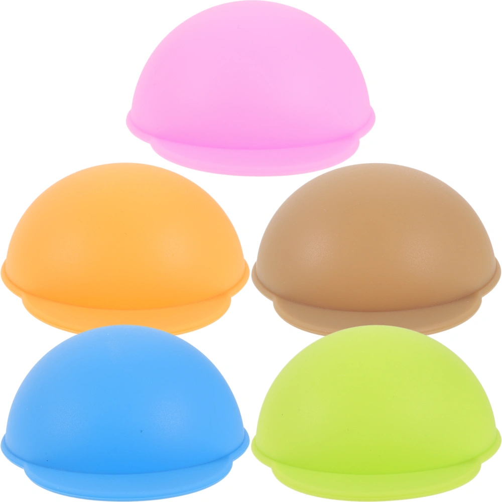 5pcs Dustproof Beverage Can Silicone Covers Can Sealing Caps Convenient Can Lids