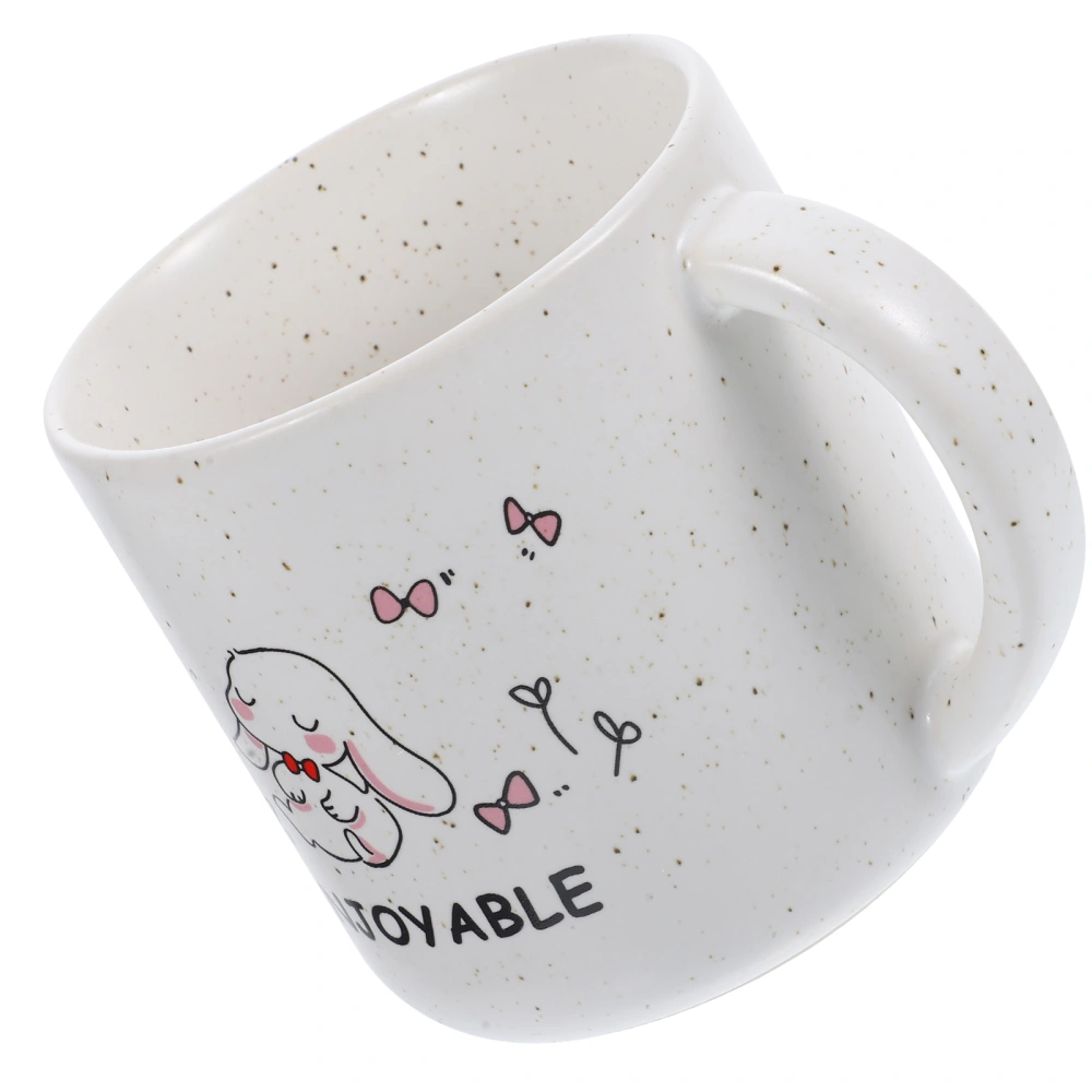 Cute Bunny Mug Ceramic Water Mug Milk Mug Home Office Coffee Cup Household Water Cup Cartoon Mug