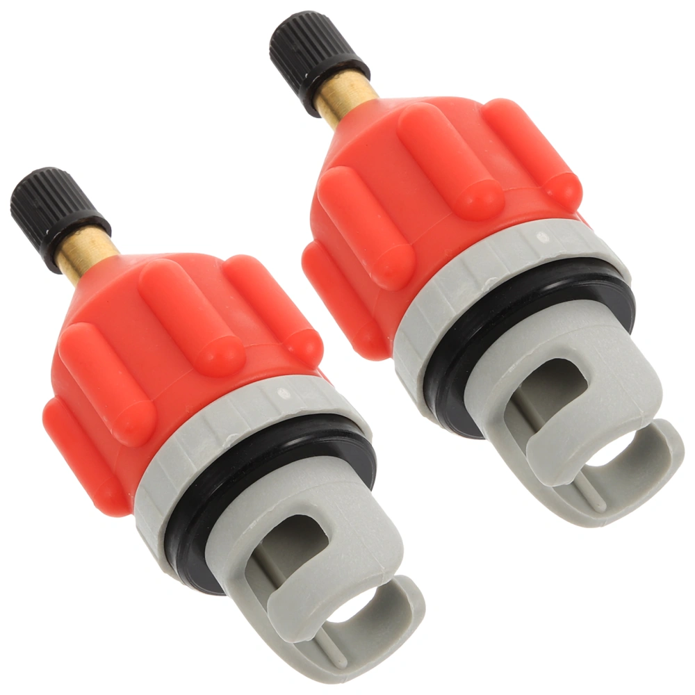 2pcs Inflatable Boat Pump Adaptor Air Pump Converter Kayak Air Valve Adapter