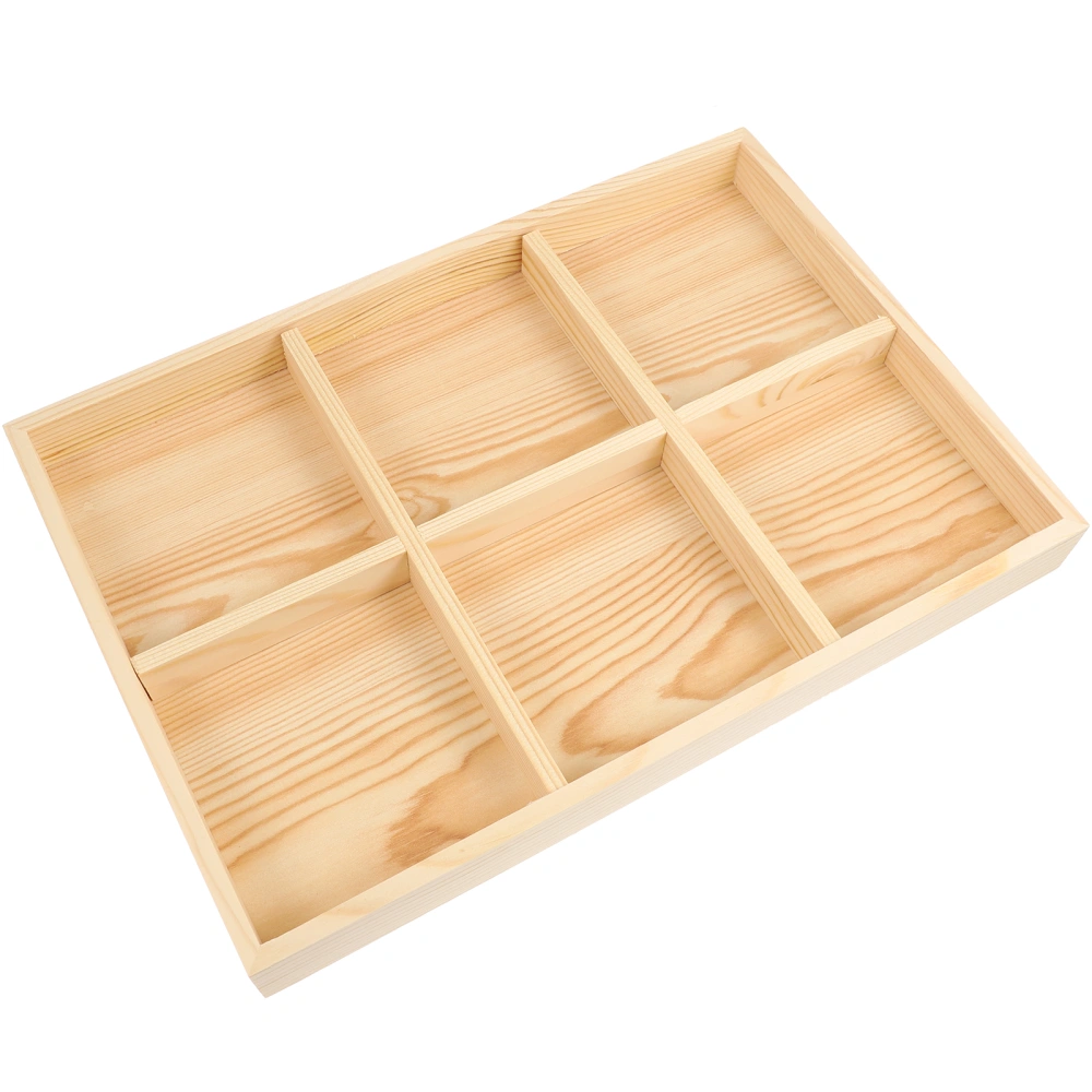 Wooden Retro Trinket Tray Decorative Ring Dish Jewelry Storage Dish Tray Jewelry Accessory