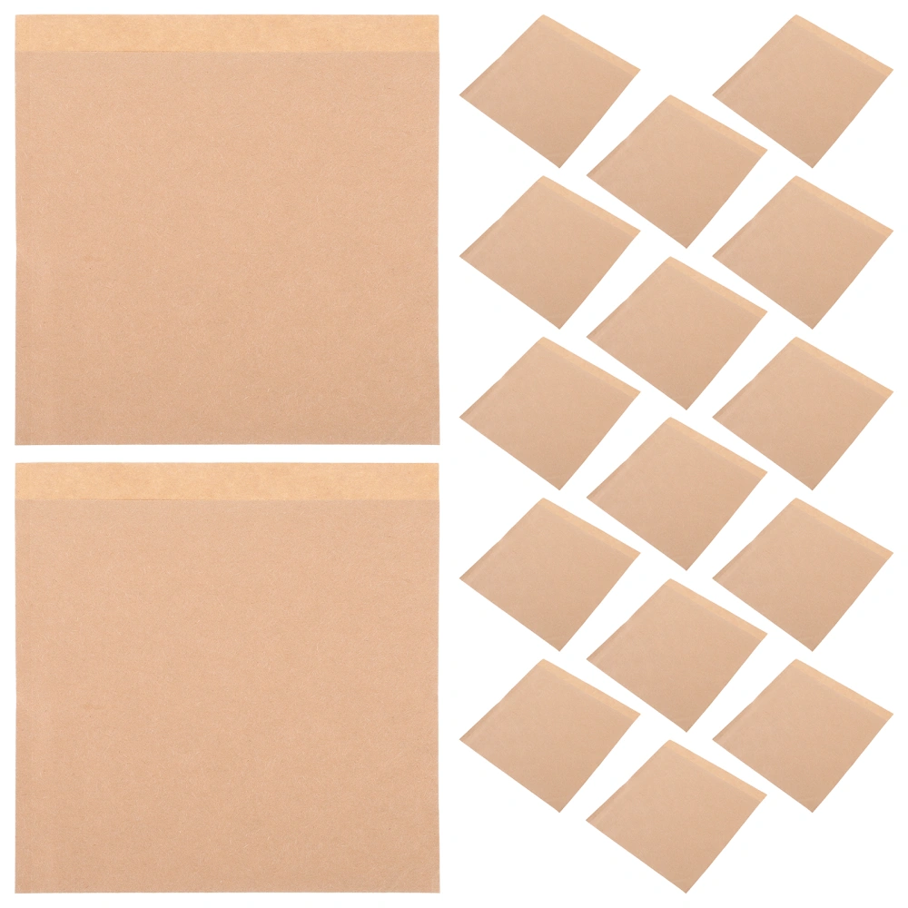 500pcs Functional Brown Paper Bags Small Grease Bags Disposable Snack Bags for Food