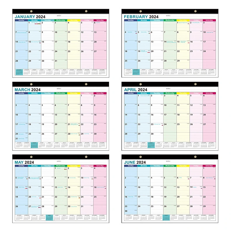 Yearly Wall Hanging Calendar 2024 Creative Planner Wall Calendar Daily Schedule Calendar