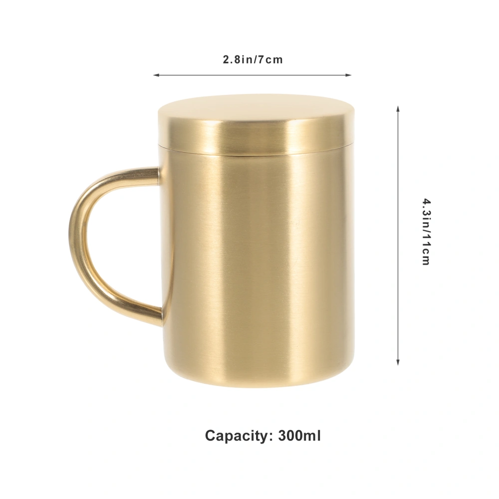 Thicken Stainless Steel Water Cup Portable Insulated Mug Widely-used Metal Water Mug With Lid