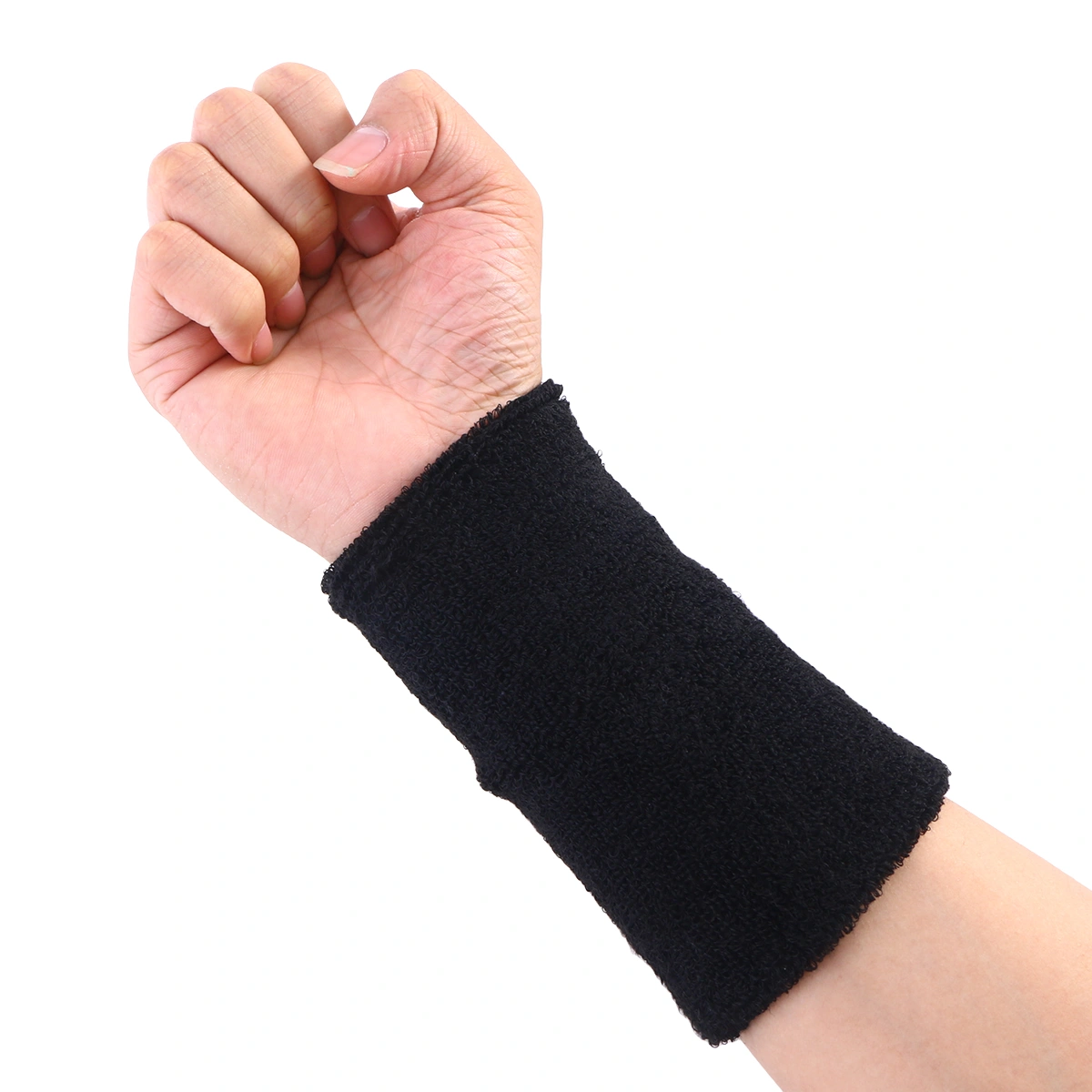2 Pairs of Sports Wrist Braces Sweat Absorbing Wristbands Stretchy Wristbands Workout Wrist Braces