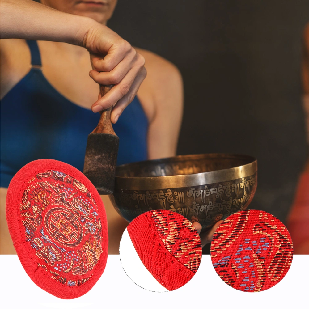 Buddhist Sound Bowl Cushion Pad Tibetan Singing Bowl Holder Pad Protective Mat