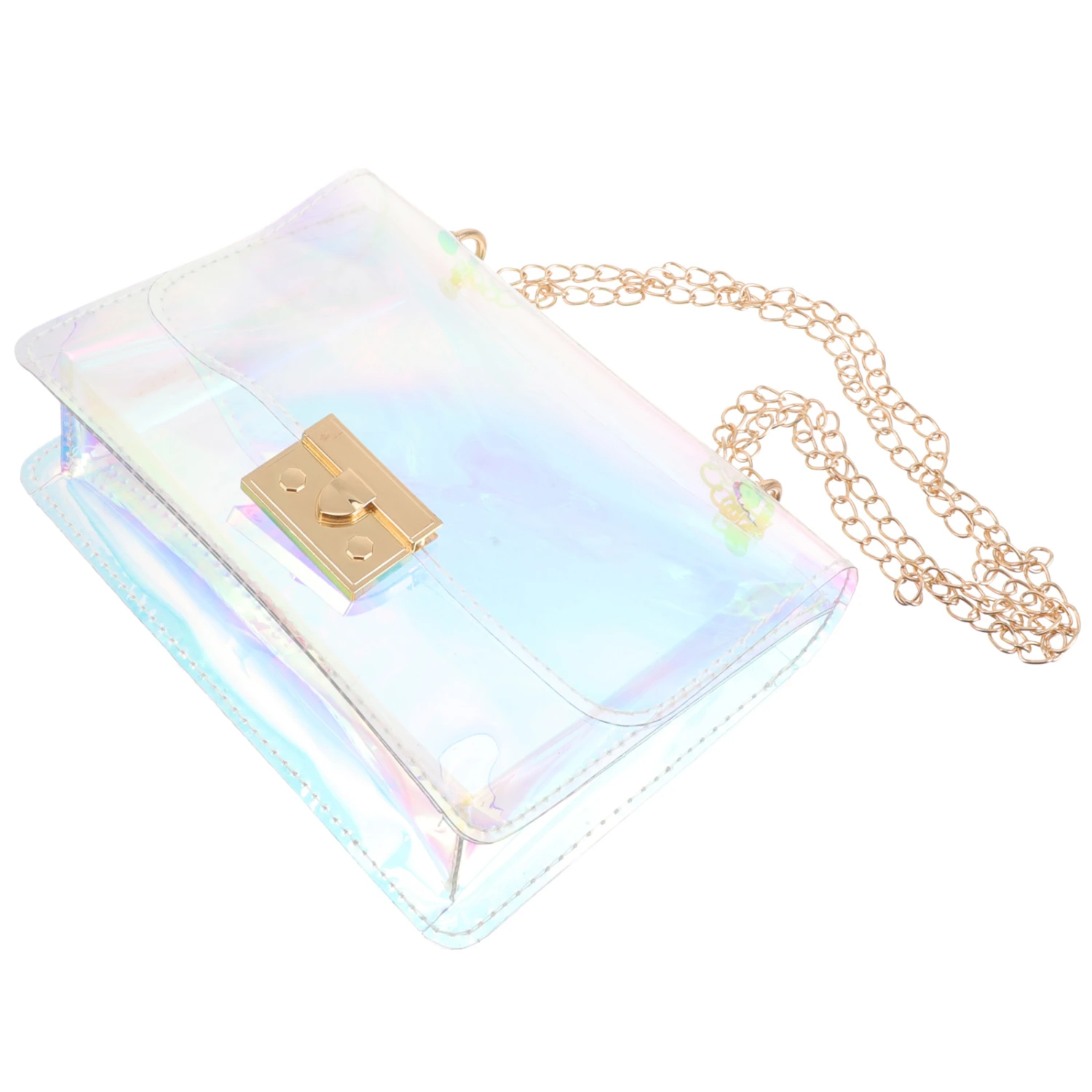 Crossbody Shoulder Bag Casual Small Messenger Bag Holographic Purse Fashion Handbag