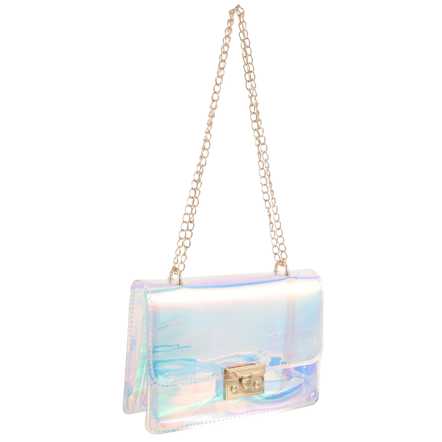 Crossbody Shoulder Bag Casual Small Messenger Bag Holographic Purse Fashion Handbag