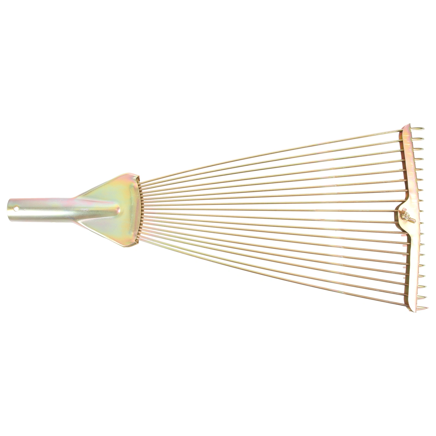 Foldable High-carbon Steel Rake Leaf Rake Fallen Leaves Rake Garden Lawn And Yard Metal Rake