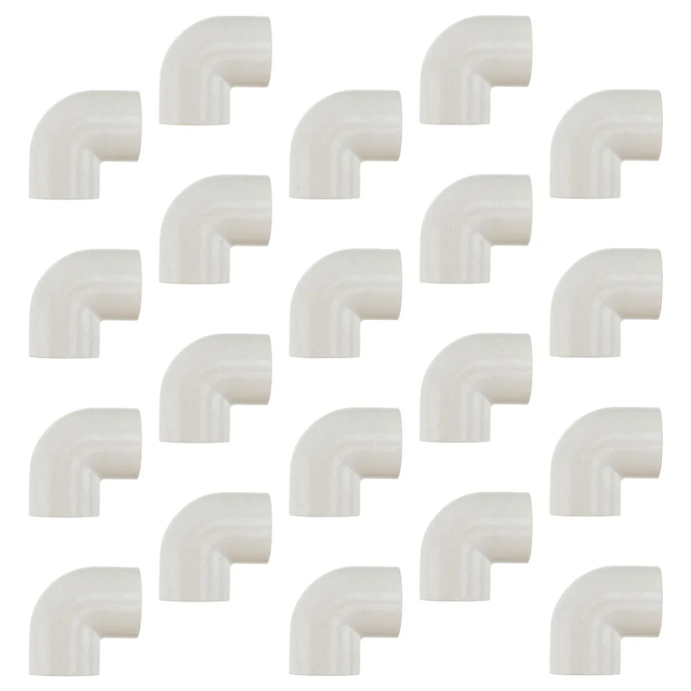 20pcs Water Pipe Fittings Pipe Elbow Connectors Garden PVC Hose Adapter Accessories(3/4'')