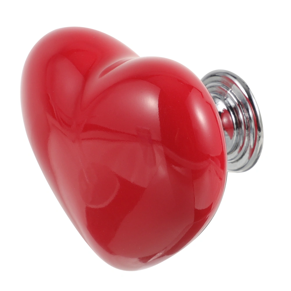 Dresser Knob Modern Cabinet Drawer Handle Heart Shape Cupboard Pull for Furniture