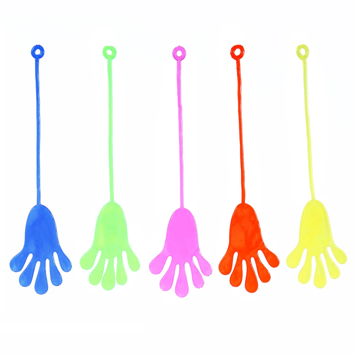 60pcs Interesting Sticky Hand Toy Stretchy Sticky Toy Stress Relief Sticky Hand Toy