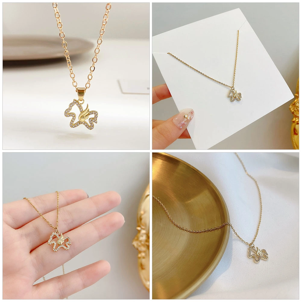 Horse Necklace Pendant Necklace Charm Necklace Women Decorative Chain Necklace for Girl