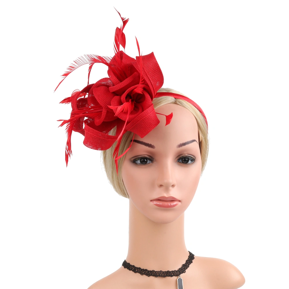 Fascinator Headband Tea Party Headband Women Fascinator Hat Wedding Headdress