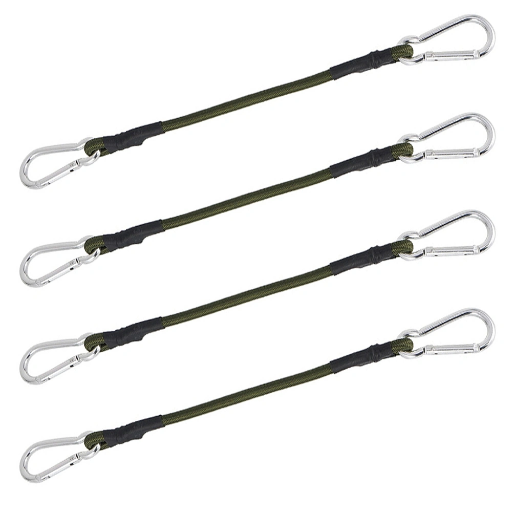 5Pcs Bungee Cords with Hooks Heavy Duty Elastic Bungee Straps Rope Luggage Binding Rope