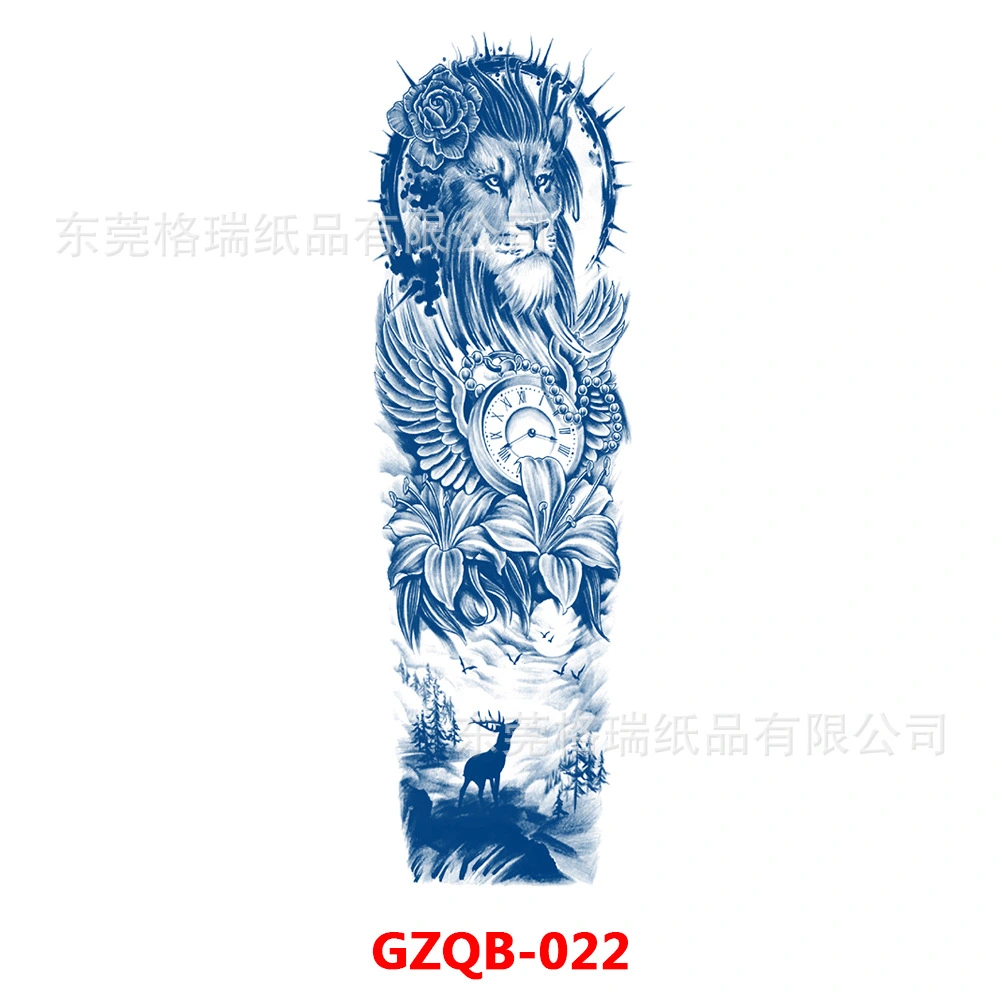 2 pcs Full Arm Temporary Tattoos Fake Temporary Tattoos Decorative Tattoos Stickers for Women