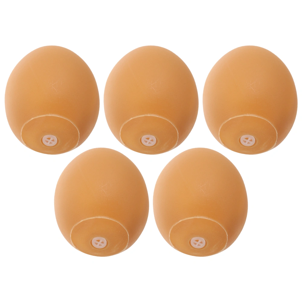 5pcs Dog Egg Toys Dog Squeaky Toys Interactive Dog Toys Squeaky Eggs Balls for Small Dogs Puppy Pet