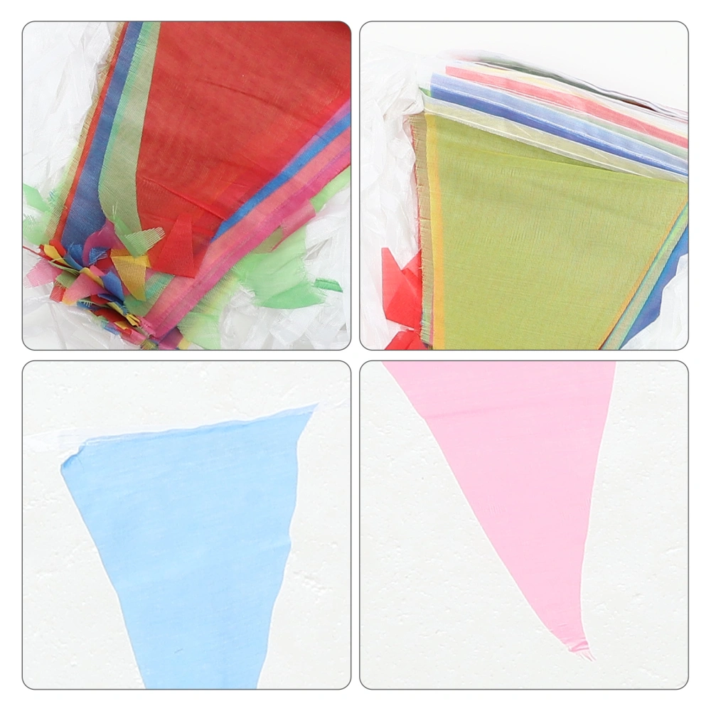 Multi-color Bunting Banner Party Decorative Hanging Banner 100m Banner for Wedding Birthday Festival