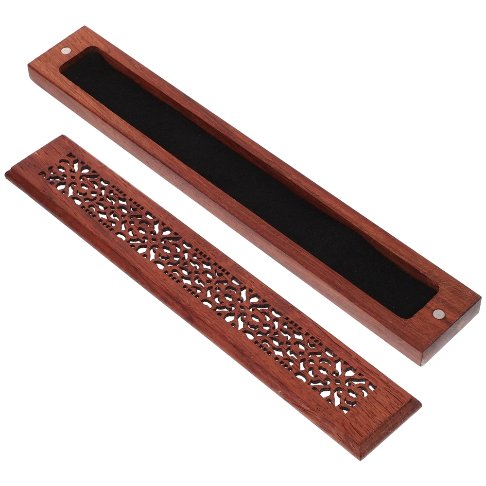 Wooden Incense Burner Box Decorative Wood Incense Burner Incense Holder for Bedroom