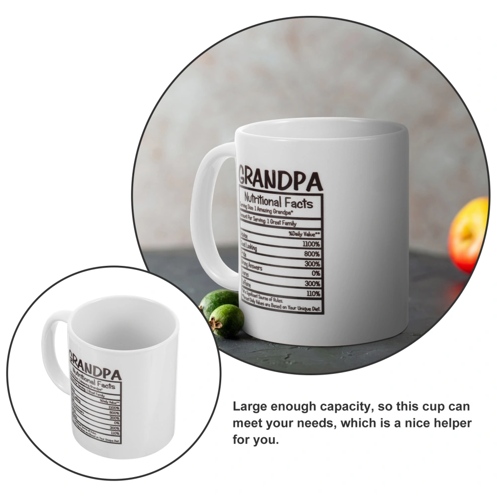 Grandma Gift Mug Large Capacity Ceramic Cup Coffee Mug Water Mug for Home Office